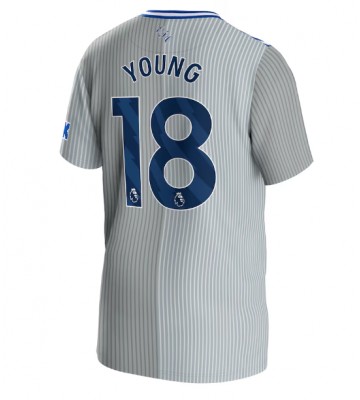 Everton Ashley Young #18 Tercera Equipación 2023-24 Manga Corta